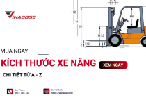 Bảng kích thước các loại xe nâng thông dụng hiện nay Bảng kích thước các loại xe nâng thông dụng hiện nay