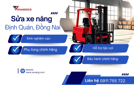 Top  địa chỉ sửa xe nâng tại Định Quán, Đồng Nai bạn nên chọn