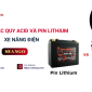 Tìm hiểu về Ắc quy acid và pin Lithium trong xe nâng điện