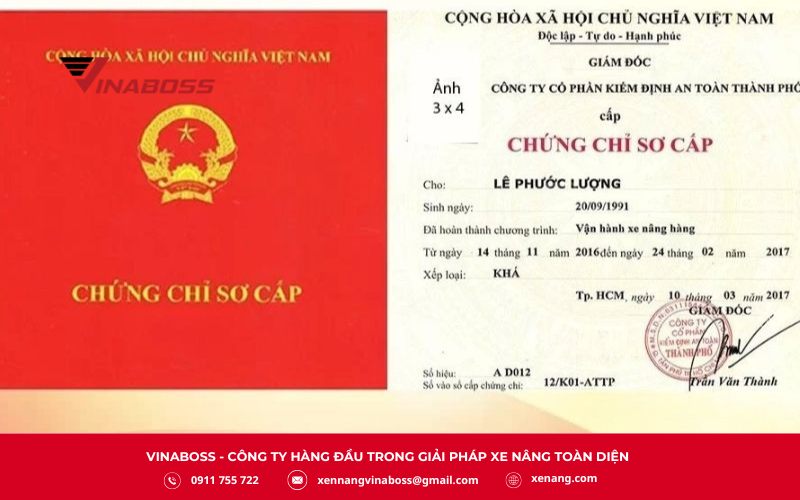 Chứng chỉ vận hành xe nâng là giấy chứng nhận bắt buộc dành cho tất cả những người trực tiếp vận hành xe nâng