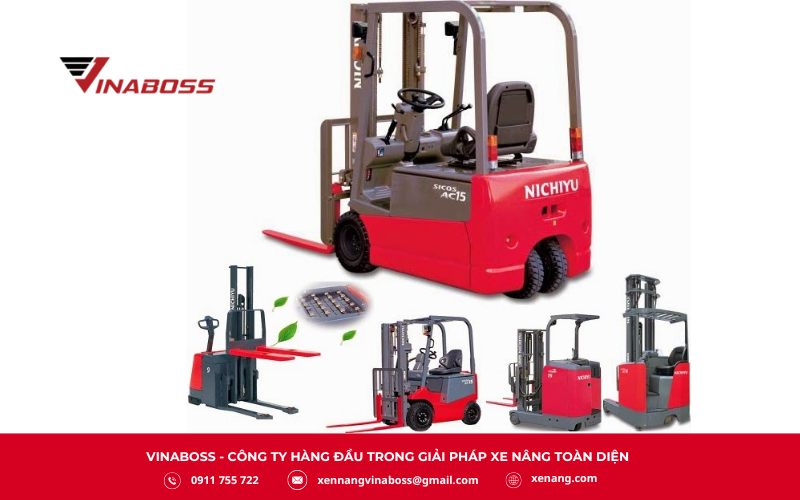 lưu ý này giúp đảm bảo an toàn, tăng độ bền cho xe và nâng cao hiệu suất làm việc của xe nâng điện NICHIYU FB18PN.