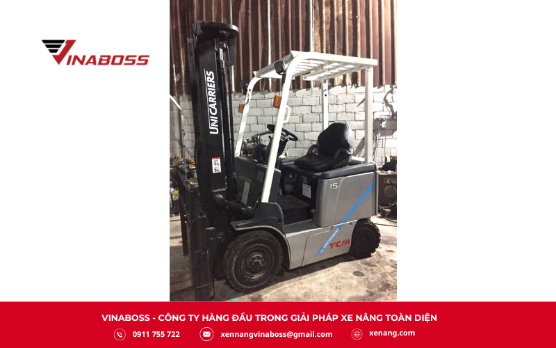 ưu điểm vượt trội giúp dòng xe nâng điện ngồi lái TCM FB15-8
