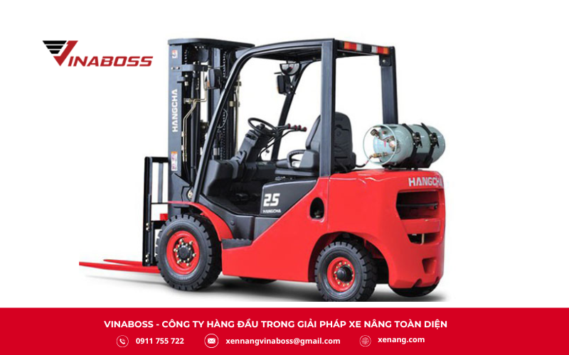 Dù dòng này k phổ biến nhưng TCM vẫn cung cấp các dòng xe nâng sử dụng nhiên liệu xăng gas