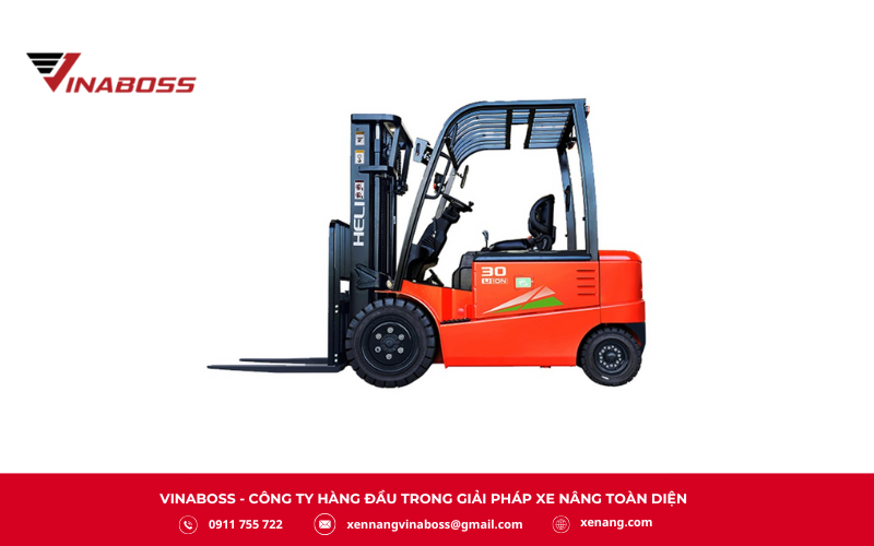 Xe nâng điện Lithium là dòng xe nâng dùng pin lithium-ion thay cho ắc quy chì.