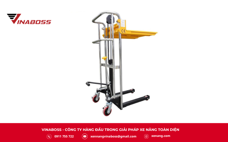 Xe nâng tay cao Meditek HS 04/12 là dòng sản phẩm chuyên dụng với tải trọng 400kg