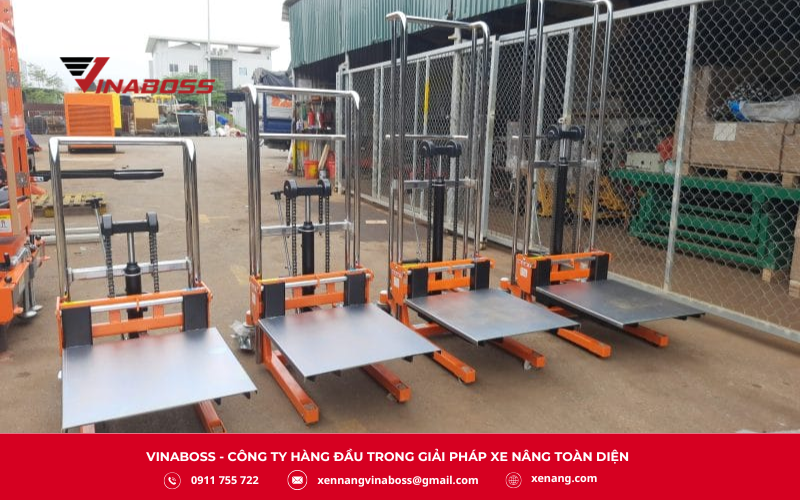 Xe nâng tay cao mini SDDJ 1300 được thiết kế để đáp ứng nhu cầu nâng hạ hàng hóa nhẹ