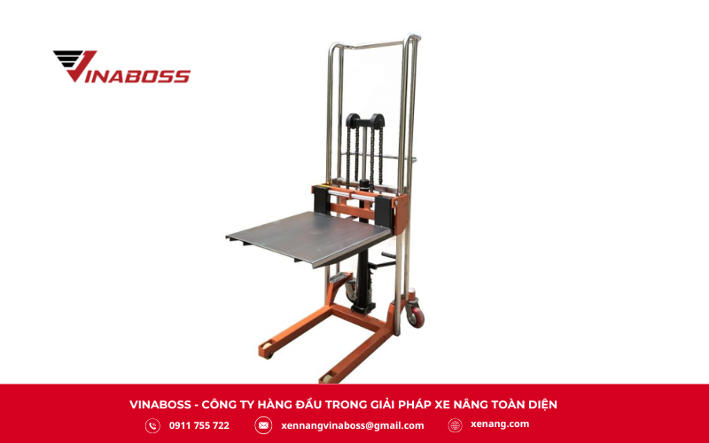 Xe nâng tay cao mini SDDJ 1300 là giải pháp nâng hạ hàng hóa nhẹ gọn