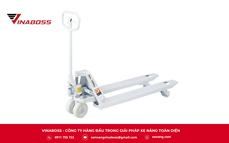 Xe nâng tay thủy lực Ichimens hỗ trợ tối ưu cho việc bốc dỡ và vận chuyển hàng hóa.