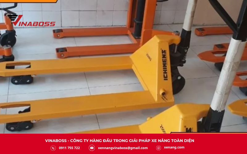 Xe nâng tay thấp Ichimens XTN 540-1150 được thiết kế đặc biệt để vận chuyển