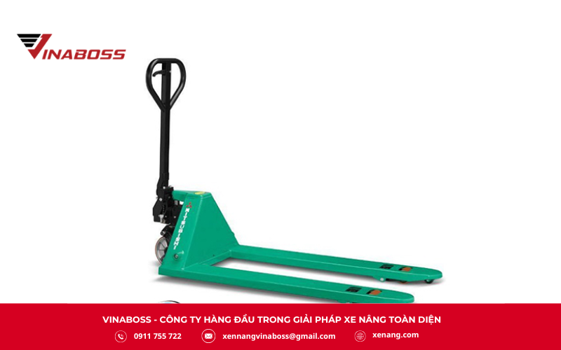 Xe nâng tay Mitsubishi BF25 có khả năng nâng tối đa lên tới 2,5 tấn