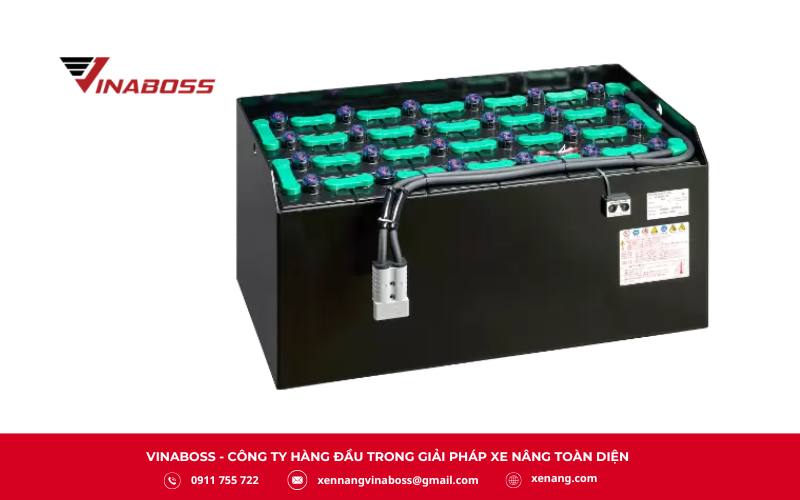 Ắc quy axit chì (Lead-Acid) là loại ắc quy xe nâng phổ biến nhất hiện nay 