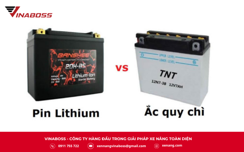 Ắc quy acid phù hợp với kho bãi 