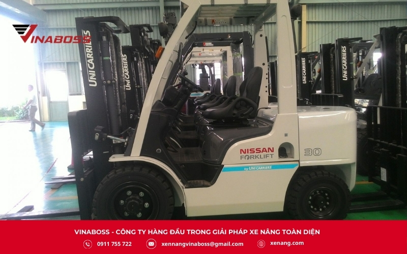 Các ưu điểm nổi bật của xe nâng Nissan