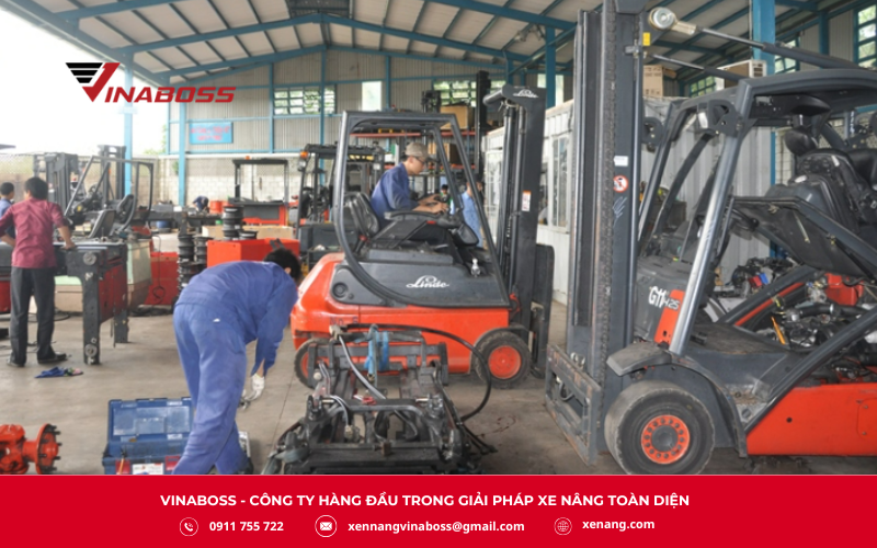 Cần đơn vị sửa xe nâng chuyên nghiệp vì đây là thiết bị then chốt trong sản xuất