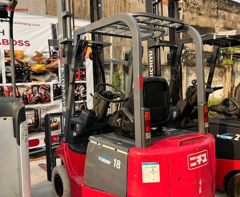Xe nâng điện ngồi lái NICHIYU FB18PN là dòng xe nâng điện chất lượng Nhật Bản, được nhiều doanh nghiệp kho hàng và logistics tại Việt Nam lựa chọn nhờ khả năng vận hành ổn định và tiết kiệm chi phí