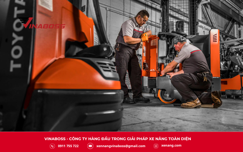 Nhu cầu sửa xe nâng ở Long An cao do tập trung nhiều khu công nghiệp, kho bãi lớn