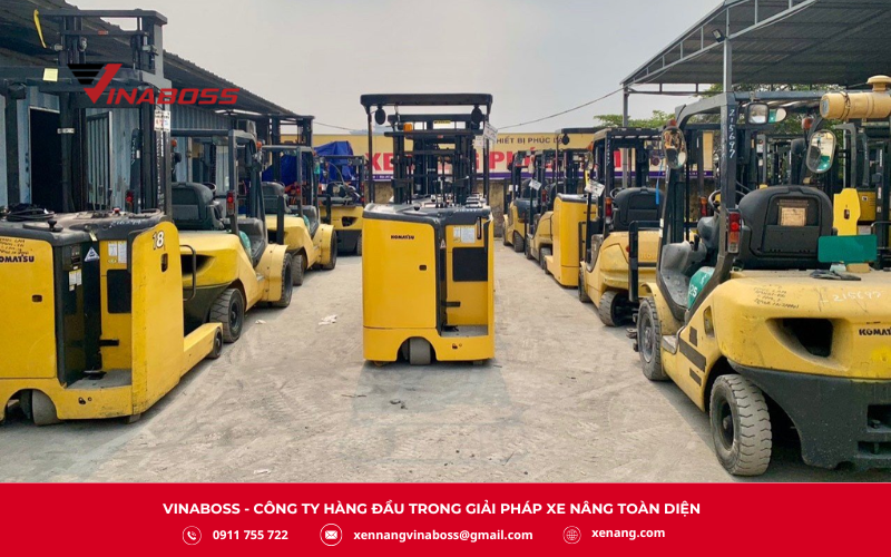 Phúc Minh nhận sửa đủ loại xe nâng, từ điện đến dầu, làm nhanh và có sẵn linh kiện thay thế