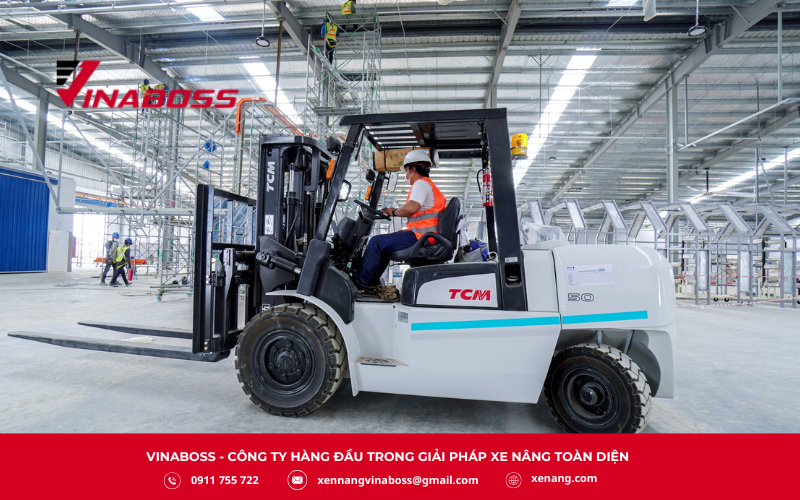 Ứng dụng thực tế của xe nâng dầu