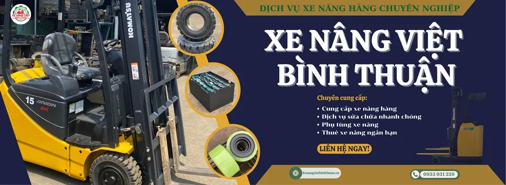 Xe Nâng Bình Thuận hỗ trợ sửa chữa, bảo trì xe nâng tại Phan Thiết
