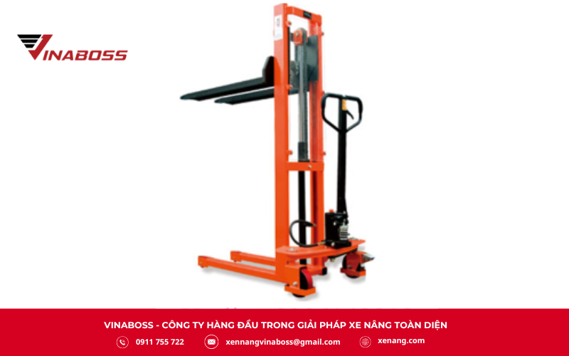 Xe nâng tay cao Meditek HS 04/15 là dòng xe nâng tay cao càng siêu rộng, được thiết kế chuyên biệt