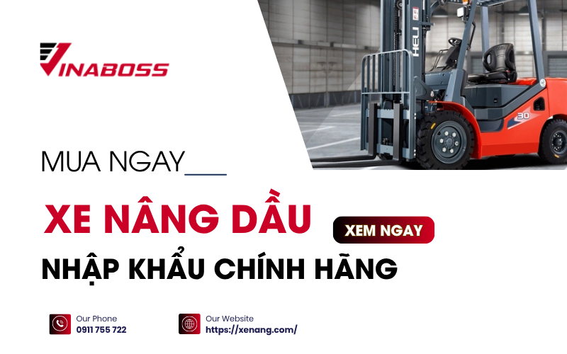 Xe nâng dầu nhập khẩu chính hãng