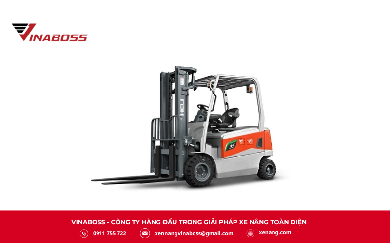 Dòng xe nâng điện 3 tấn phù hợp cho kho bãi, nhà máy và trung tâm phân phối.