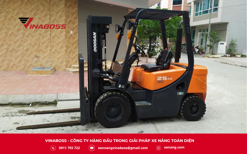 Doosan cho thuê xe nâng chất lượng cao, vận hành ổn định cho môi trường công nghiệp