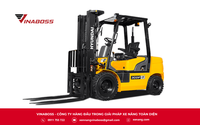Xe nâng Hyundai đa dạng, hiện đại, vận hành hiệu quả và tiết kiệm nhiên liệu
