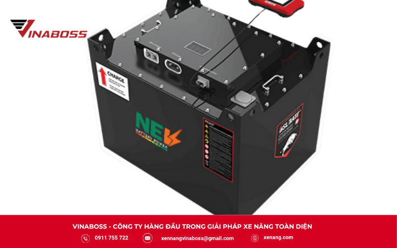 Pin lithium giúp xe nâng kho lạnh vận hành ổn định trong môi trường nhiệt độ thấp