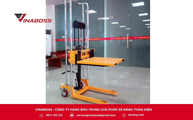 Xe nâng tay cao mini SDDJ1100 được thiết kế tối ưu với các bộ phận chính, đảm bảo độ bền