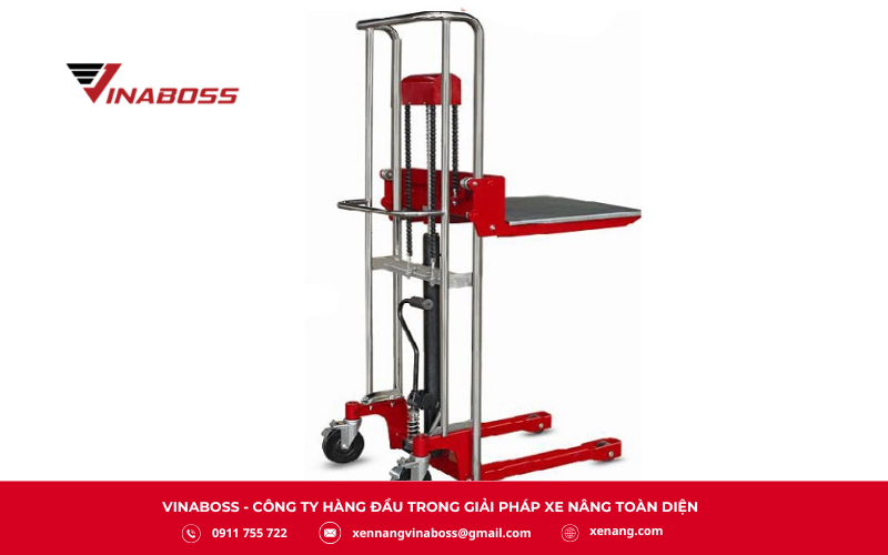 Doanh nghiệp nhỏ, cửa hàng, kho hàng không có giới hạn về không gian nhưng cần thiết bị nâng hạ tải nhẹ đến vừa