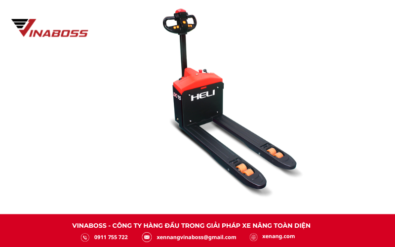 Xe nâng tay chạy điện là thiết bị nâng hạ pallet nhỏ gọn