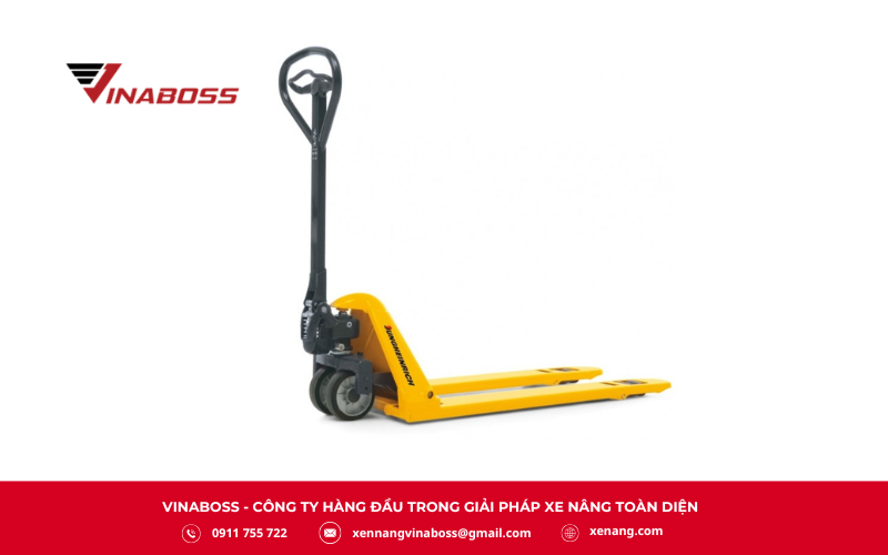 Xe nâng tay thấp với kích thước nhỏ gọn