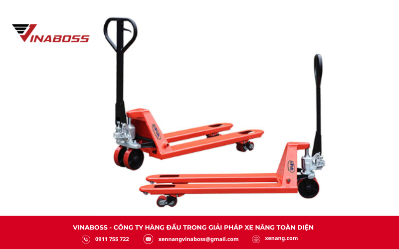 Xe nâng tay thấp Meditek HPT50M giúp doanh nghiệp nâng cao hiệu quả