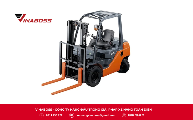 Toyota 8FD15 được trang bị cảm biến hiện diện người lái