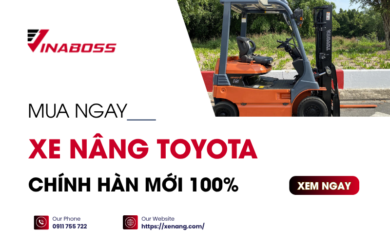 Xe nâng Toyota chính hãng