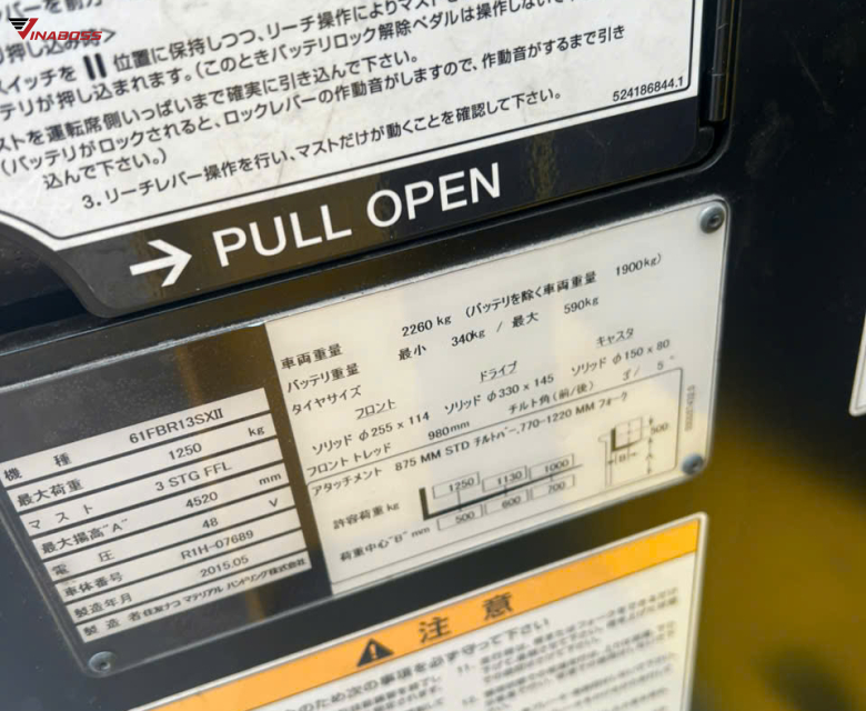 XE NÂNG SUMITOMO 61FBR13SXII