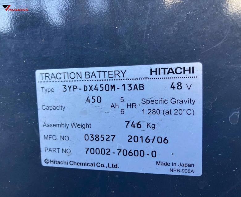 Xe Nâng Điện Ngồi Lái NICHIYU FB20PN-77-500SF