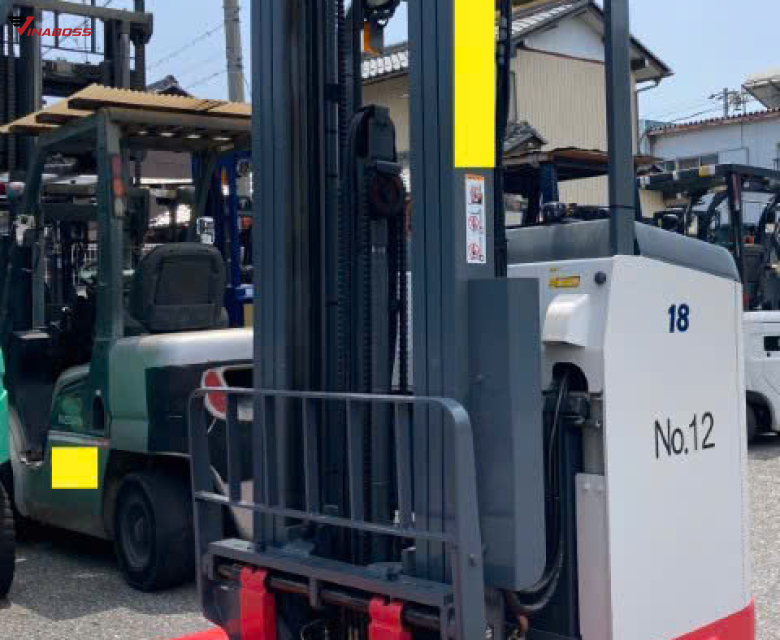 Xe Nâng Điện Đứng Lái 1.300kg NICHIYU FBRW18-H75B-550M