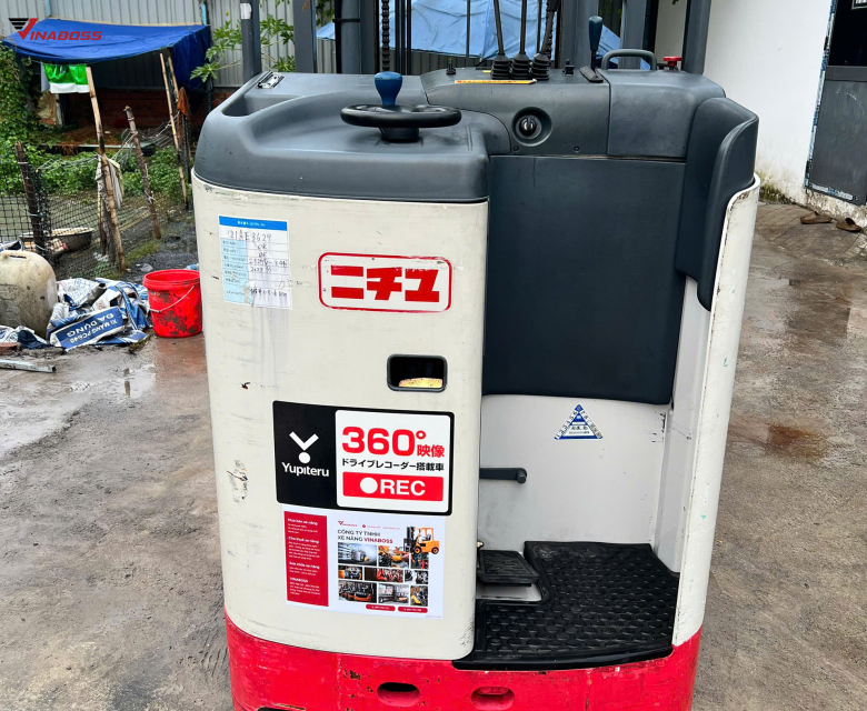 Xe Nâng Điện Đứng Lái 1.300kg NICHIYU FBRMW13-75B-600