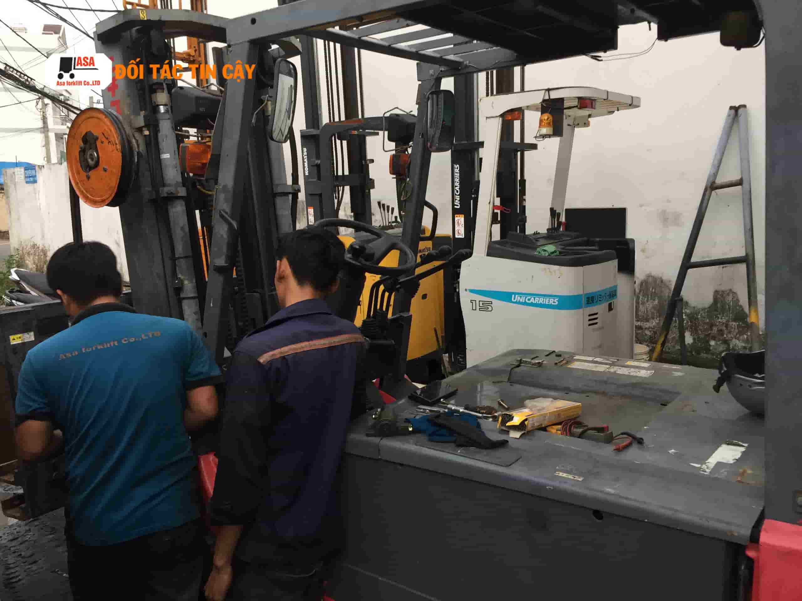 Dịch vụ sửa xe nâng hàng giá tốt và nhanh tại Đồng Nai
