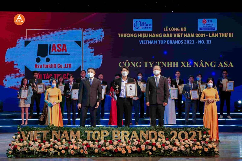 Xe Nâng Asa là một trong Top 50 thương hiệu hàng đầu Việt Nam